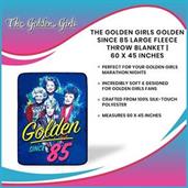 The Golden Girls Golden Since 85 Large Fleece Throw Blanket | 60 x 45 Inches