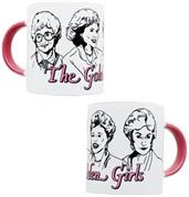 Golden Girls 16oz Character Mug, White/ Pink