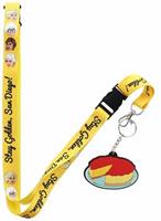 Golden Girls "Stay Golden, San Diego!" Lanyard w/ Charm (SDCC Exclusive)