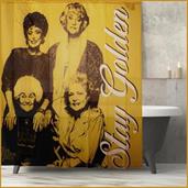 Golden Girls Collectibles | Golden Girls Stay Golden Shower Polyester Curtain