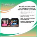 The Golden Girls Car Sunshade with Sophia Driving Toynk Exclusive