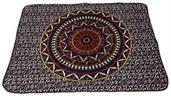 Magical Kerala Elephant Lightweight Fleece Throw Blanket | 45 x 60 Inches