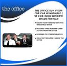 The Office Sun Visor for Car Windshield | 57 x 28-Inch Window Shade for Car