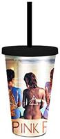 Pink Floyd Back Catalogue 16oz Foil-Printed Carnival Cup w/ Straw & Lid