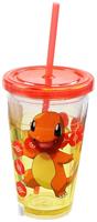 Pokemon Charmander 18oz Carnival Cup w/ Floating Confetti Pokeballs