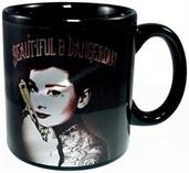 Audrey Hepburn Beautiful and Dangerous 20oz Ceramic Coffee Mug
