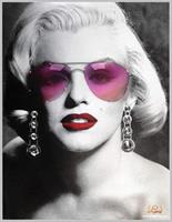 Marilyn Monroe Sunglasses Led Canvas Wall Art