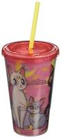 Sailor Moon "Kitties" Lenticular 16oz Carnival Cup