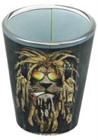 Reggae Lion 2oz Shot Glass
