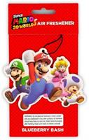 Super Mario Group Air Freshener | Licensed Nintendo Accessory - Blueberry Scent