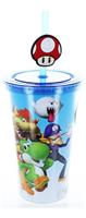 Super Mario Bros.16oz Travel Cup with Straw