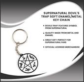 Supernatural Devil's Trap Soft Enamel/Metal Key Chain