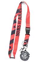 Sons of Anarchy Stars and Stripes Charm Lanyard