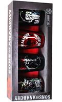 Sons of Anarchy Foil Print Pint Glasses, Set of 4