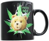 Ted 2 Legalize Ted 12oz Foil-Printed Ceramic Coffee Mug