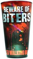 The Walking Dead Beware of Biters Pint Glass