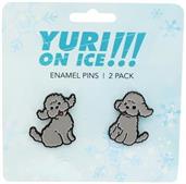 Yuri on Ice Makkachin Enamel Collector Pin Set