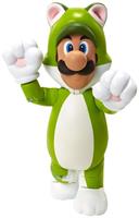 Super Mario Bros. 4" Figures Wave 5 Cat Luigi