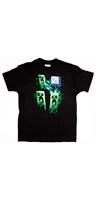 Minecraft Three Creeper Moon Youth T-Shirt