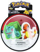 Pokemon Eraser 2-Pack: Bulbasaur and Charmander