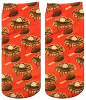 Chicken And Waffles Photo Print Ankle Socks