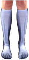 X-Ray Photo Print Knee High Socks