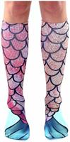 Mermaid Photo Print Knee High Socks