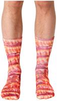 Bacon Photo Print Crew Socks