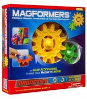 Magformers Magnets in Motion 20-Piece Gear Set