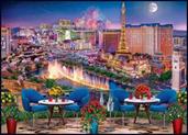 Colorscapes Las Vegas Living 1000 Piece Linen Jigsaw Puzzle