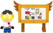 South Park Top Bad Guys Board 45-Piece Construction Set w/ Toolshed Stan