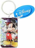 Disney Mickey Mouse Rectangular Lucite Key Ring
