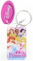 Disney Princess Rectangular Lucite Key Ring