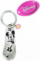 Disney Minnie Mouse Orange Flip Flop Pewter Key Ring