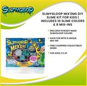 Slimygloop Mix&#39;Ems DIY Slime Kit For Kids | Includes 10 Slime Colors & 8 Mix-Ins