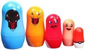 Pokemon 5-Piece Evolving Charmander Nesting Doll Set