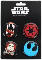 Star Wars Button 4 Pack