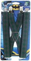 DC Comics The Joker Diamond Grey & Green Suspenders