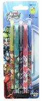 Marvel Avengers Assemble Colored Gel Pens, 5-Pack