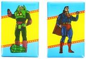DC Comics Magnet Set: Superman and Lex Luthor
