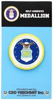 U.S. Air Force Self-Adhesive Medallion