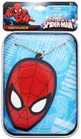 Marvel Spider-Man Printed Tin Case w/ Rubber Charm Bracelet