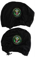 U.S. Army Embroidered Headrest Covers, Set of 2