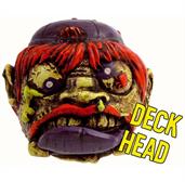 Madballs 2" Mini Squirter: Deck Head