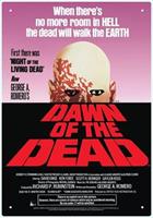 Dawn of The Dead One Sheet Tin Sign