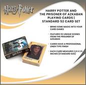 Harry Potter And The Prisoner Of Azkaban Playing Cards | Standard 52 Card Set