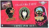 Suicide Squad Lapel Pin 3-Pack, Set 1