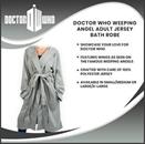 Doctor Who Weeping Angel Adult Jersey Bath Robe