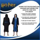 Harry Potter Ravenclaw Hooded Bathrobe for Adults | One Size Fits Most