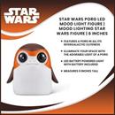 Star Wars Porg LED Mood Light Figure | Mood Lighting Star Wars Figure | 6 Inches